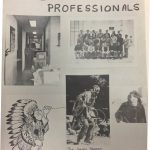 1975 Yearbook Page 22 - \"the professionals\" with various photos of instructors