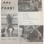 1975 Yearbook Page 18 - \"Labs are fabs!\" text with photos of students in a lab