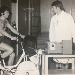 Prof. Norm Gledhill in a Physical Fitness Appraisal Program in November 1977