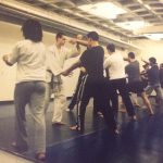 Another shot of a karate class in 1999