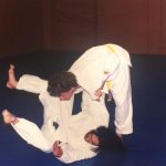 Two people in judo