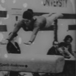 Molly Larin at Varsity Gymnastics, 1978