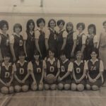 An old group photo of female basketball players