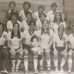 An old group photo of female athletes