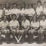 An old photo of Women\'s Field Hockey Team