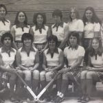 An old photo of Women\'s Field Hockey Team
