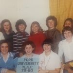 A group photo of York University Women\'s Athletic Council 1979-80