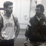 A York athlete with their coach