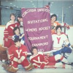 Photo of Hockey team at Concordia University Invitational Women\'s Hockey Tournament Champions 1983