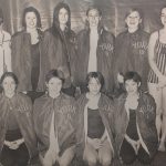 An old photo of women\'s swimming team