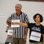 The Head referee and a professor
