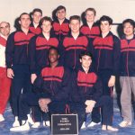 York Yeomen Gymnastics Team 1990-91 with Masaaki Naosaki