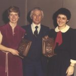 Stu Robbins and two award recepients
