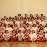 An indoor group photo of Men\'s Rugby Team